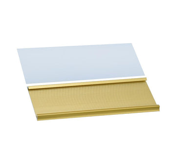Aluminium Name Plate 6X18CM Gold W-034GD