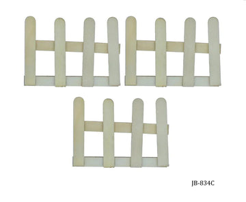 Wooden Art Fence 3Pcs Pkd JB-834C