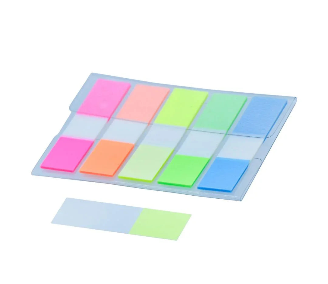 Jags Sticky Note Index Neon Ton 5 Colour 100 Sheets JSNA03