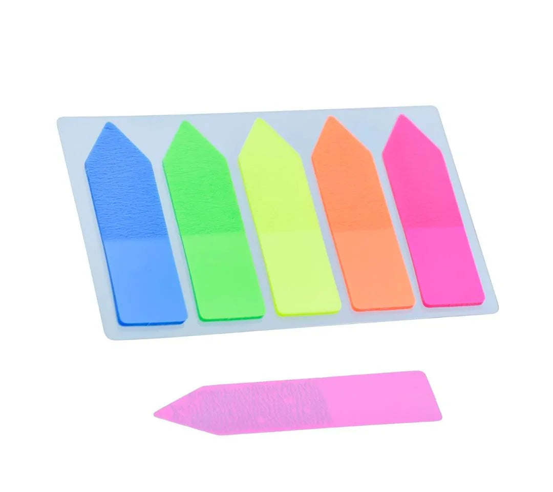 Jags Sticky Note Arow Neon 5 Colour 100 Sheets JSNA01