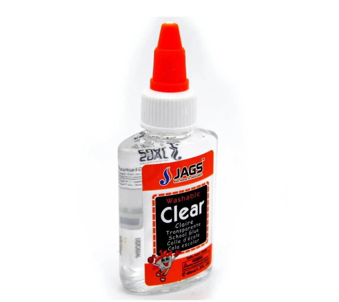 Jags Washable Clear Glue Gel 40ML JAGSCR203