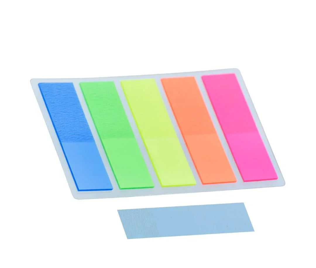 Jags Sticky Note Index Neon 5 Colour 100 Sheets JSNA06