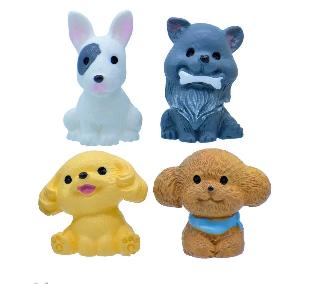 Miniature Dog Set OF 4 Pics C0457-B
