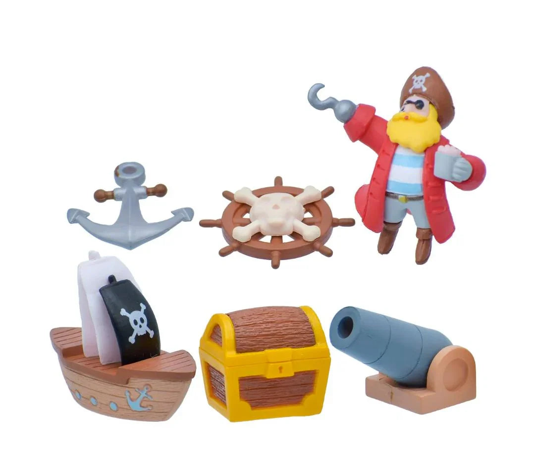 Miniature Ship Shet 6 Pcs Set C1587-A