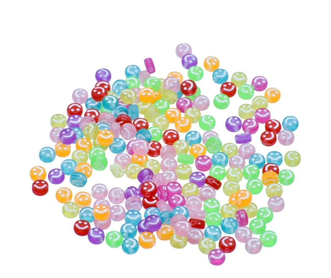 Jags Craft Beads Smiley Small 25gm 4X7MM JCB202