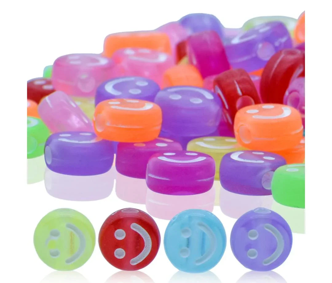 Jags Craft Beads Smiley Big 25gm 5X10MM JCB201
