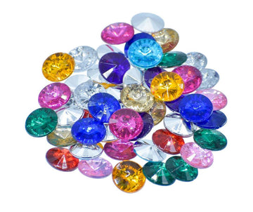 Jags Kundan Stone Diamond Round B10 50Pcs JKSR47