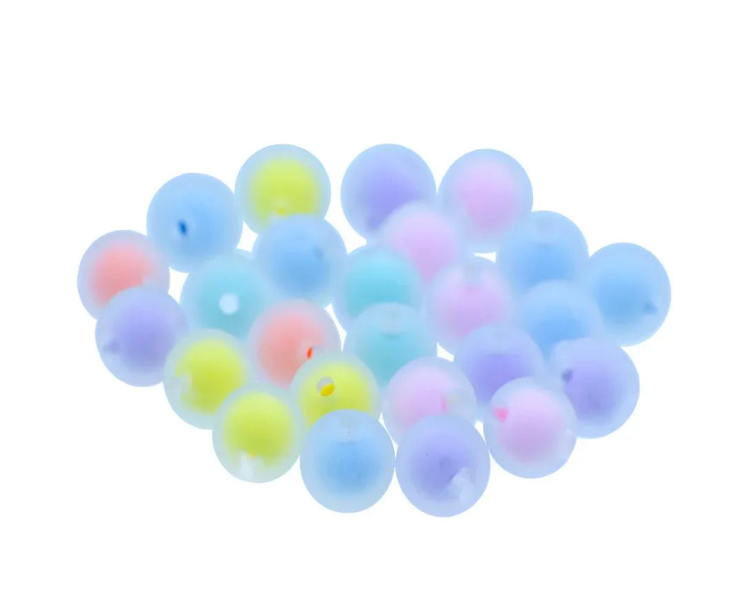 Jags Beads Round Pastel Multi Colour 25Gsm 12MM JBRF12MM