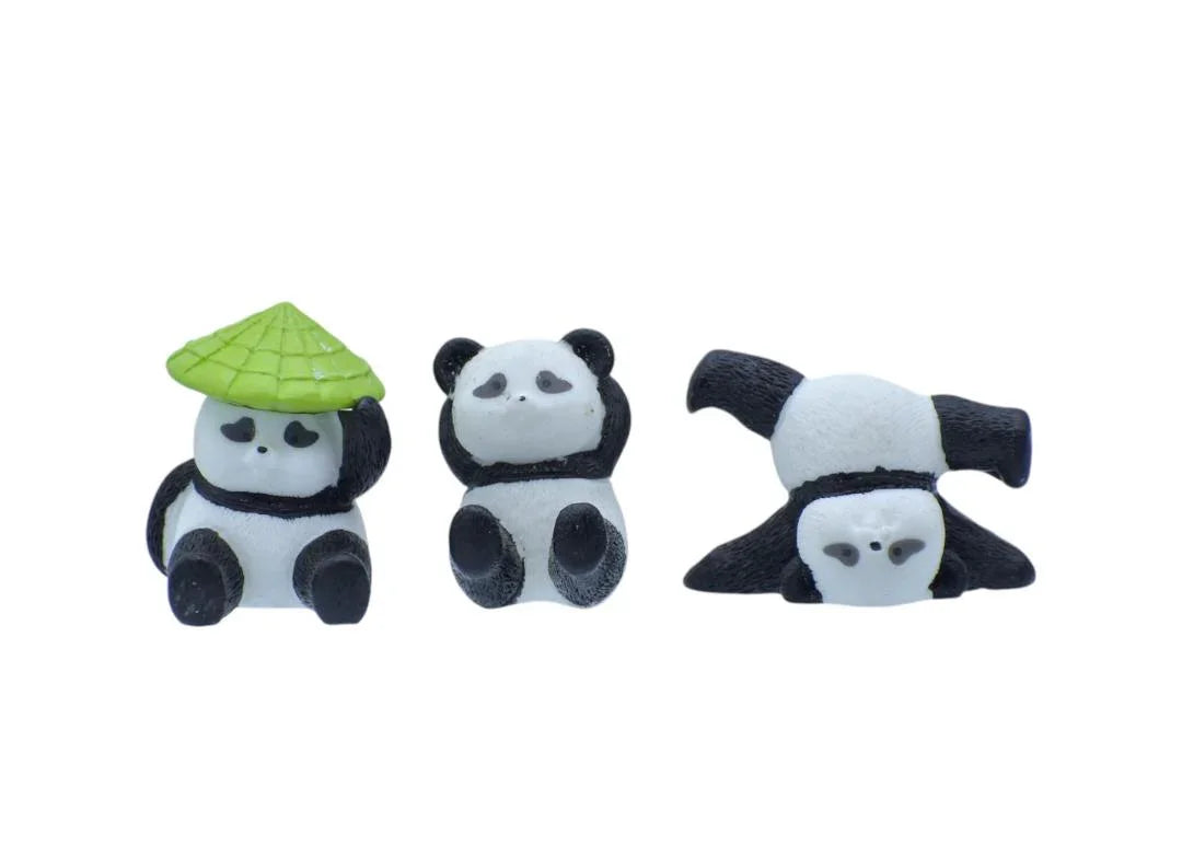 Miniature Panda 6 Pcs Set C1907-A