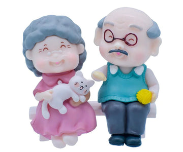 Miniature Couple With Chair Set (499-8-9-12) C0499-A