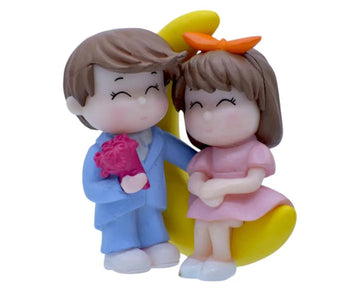 Miniature Moon Couple 1 Pcs Set C1157-1