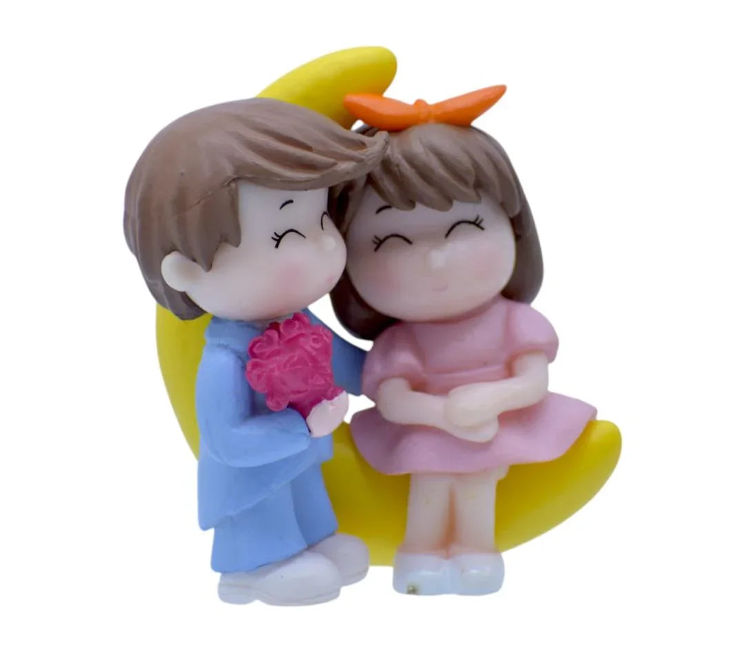 Miniature Moon Couple 1 Pcs Set C1157-1