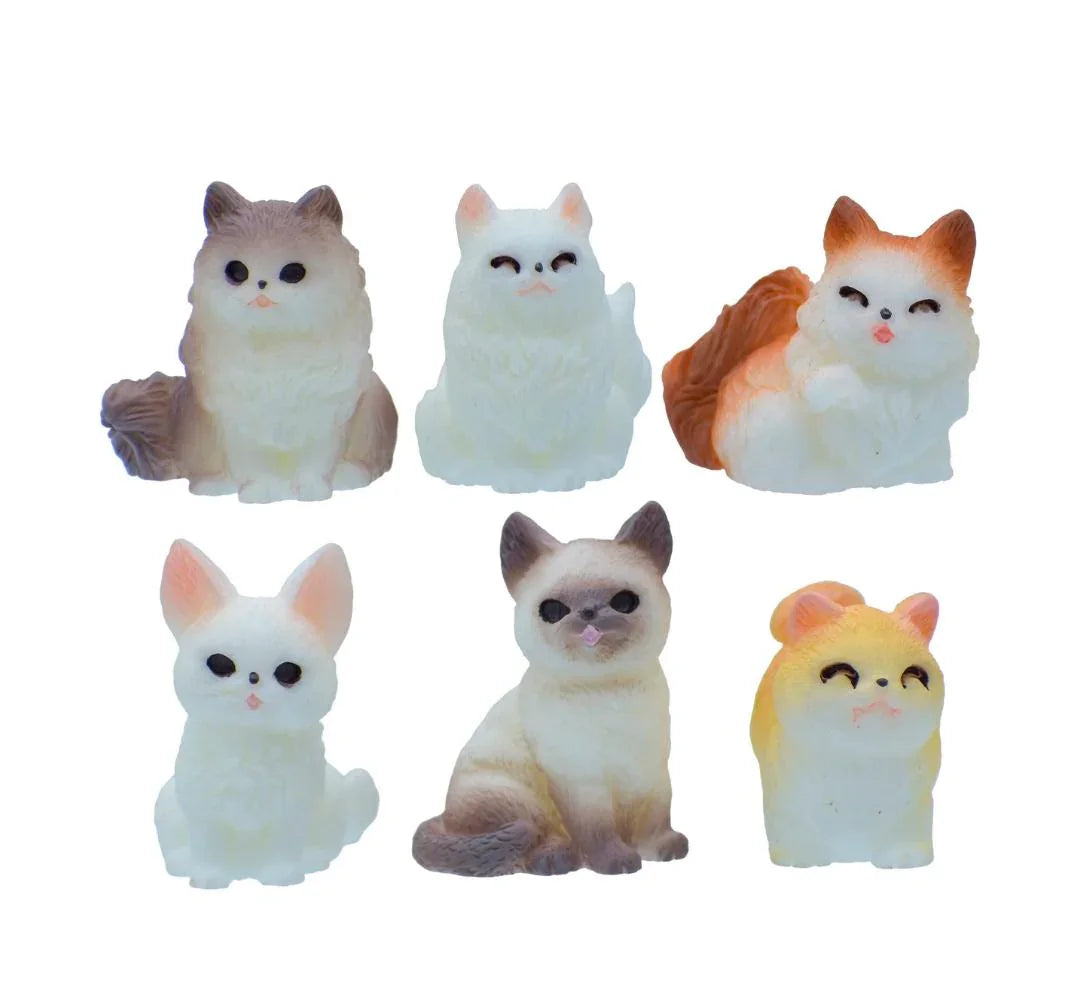 Miniature Cat 6 Pcs Set C1804-A
