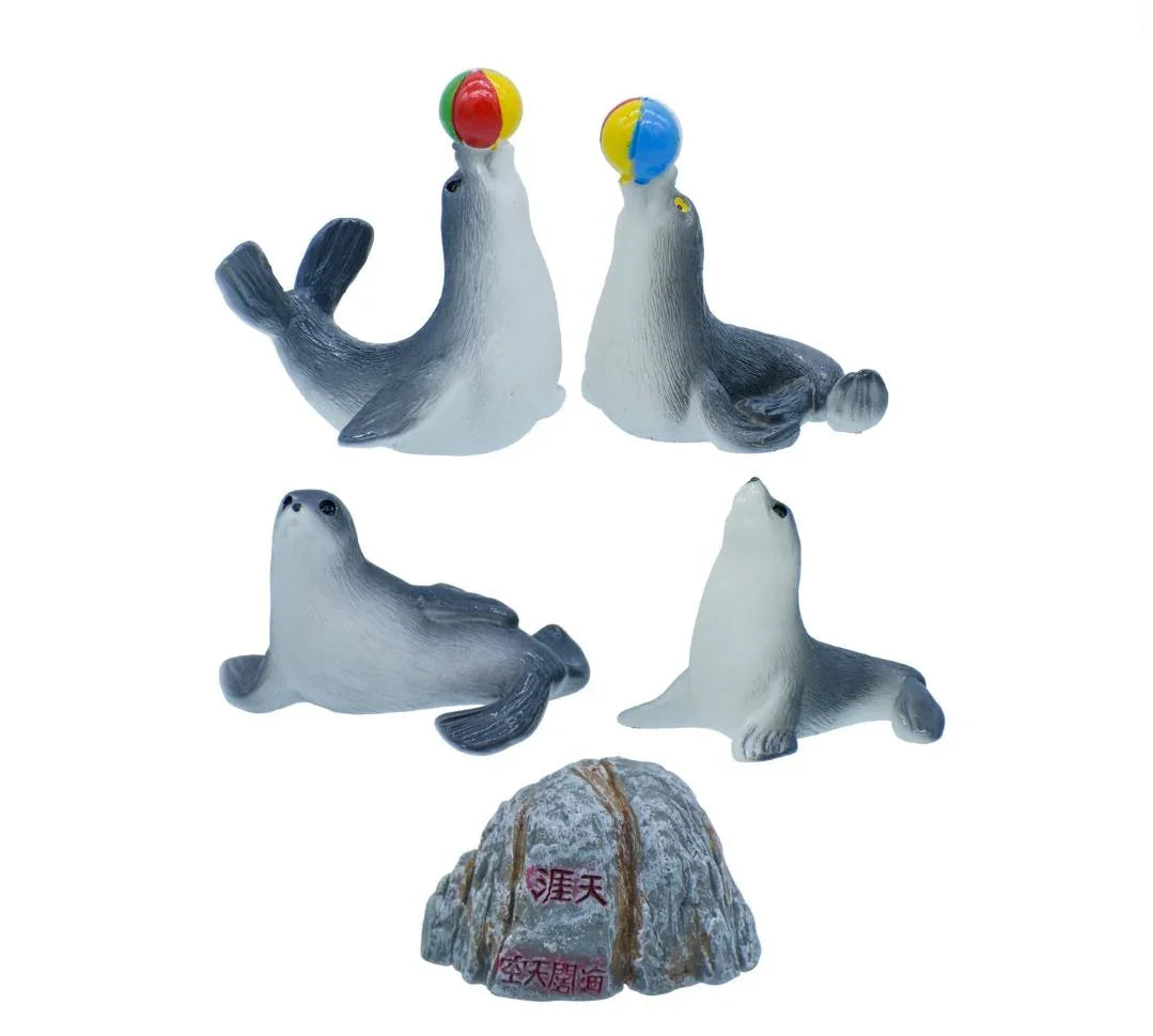 Miniature Dolphin 5 Pcs Set C1304-A
