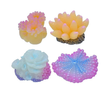 Miniature Coral Sea Fish Plant 4 Pcs Set C1372-A