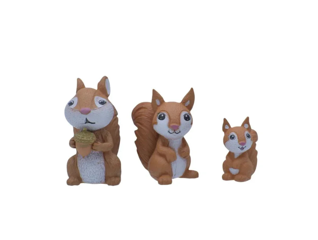 Miniature Squirrel 3 Pcs Set C0212-A