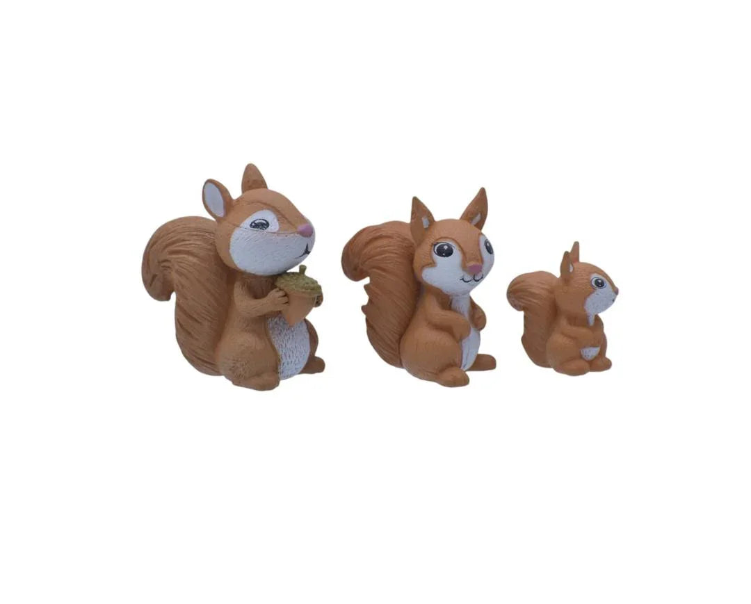 Miniature Squirrel 3 Pcs Set C0212-A