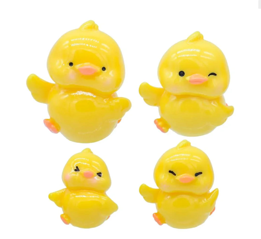 Miniature Yellow Duck 4 Pcs Set C1366-A