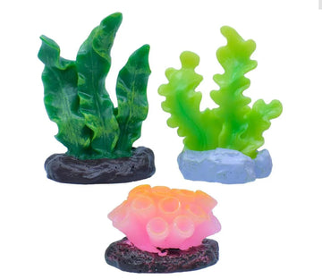 Miniature Coral Sea Fish Plant 3 Pcs Set C0168-D