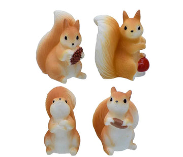 Model Accessories Squirrel 4Pcs (C1808-1-4) SQC-4PD