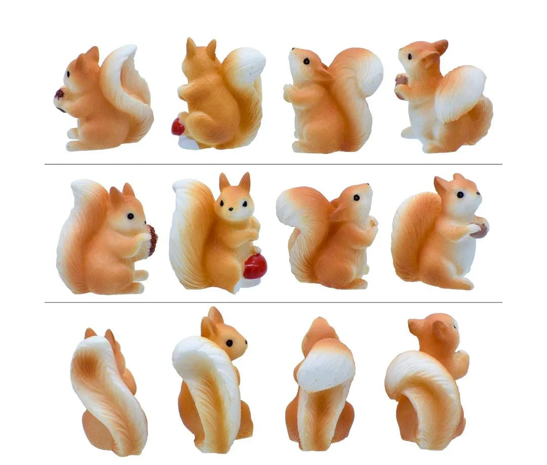 Model Accessories Squirrel 4Pcs (C1808-1-4) SQC-4PD