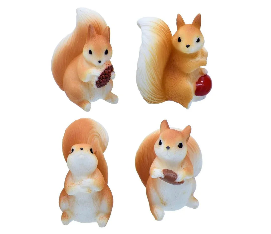 Model Accessories Squirrel 4Pcs (C1808-1-4) SQC-4PD
