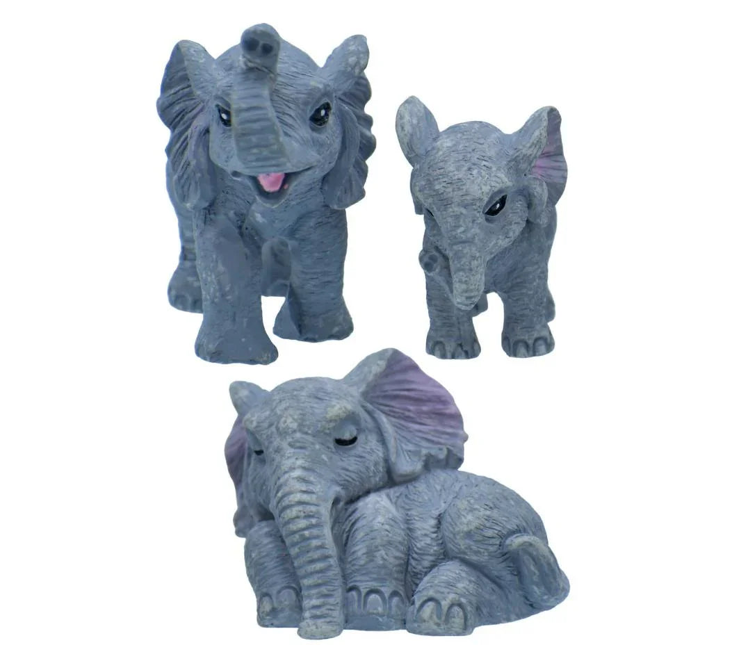 Miniature Elephant 3 Pcs Set C1548-B
