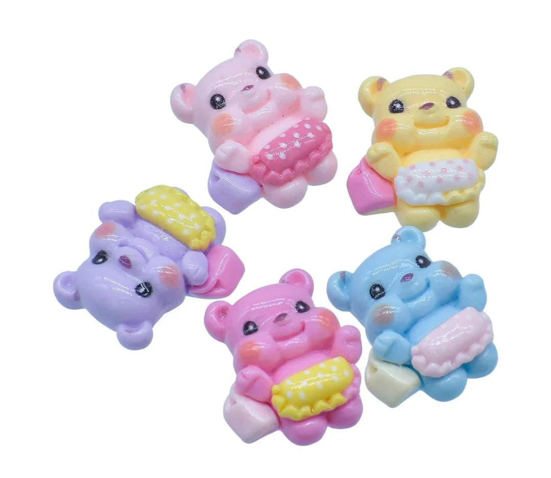 Miniature Teddy Bear 5Pcs Mix Colour MMAN-89