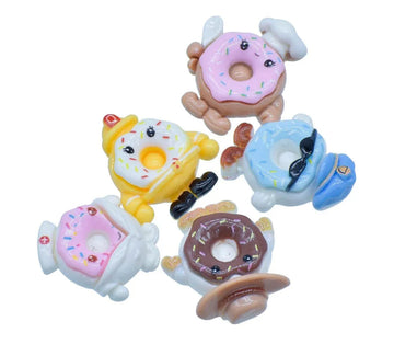 Miniature Donuts 5Pcs Mix Colour MMAN-88