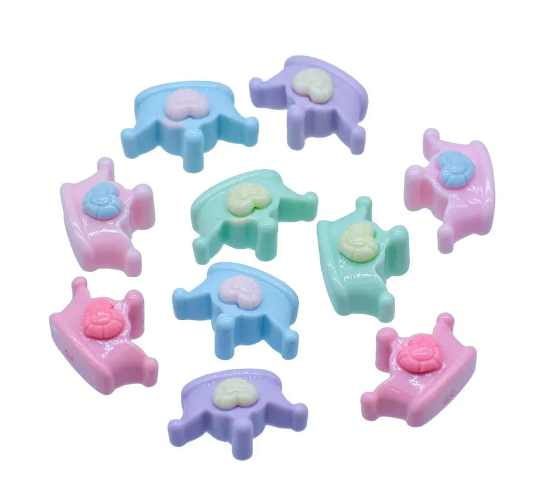 Miniature Crown 10Pcs Mix Colour MMAN-70