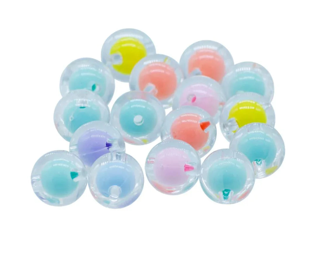 Jags Beads Round Multi Colour 25Gsm 14MM JBRG14MM