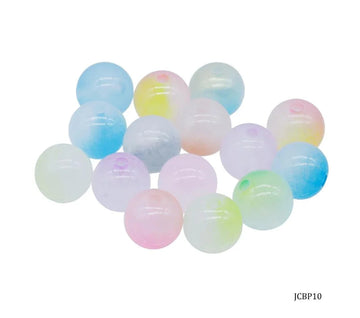 Jags Craft Beads Transparen Pastel Colours 14MM 20Gsm JCBP10