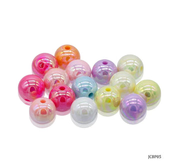 Jags Craft Beads Pastel Colours 14MM 20Gsm JCBP05