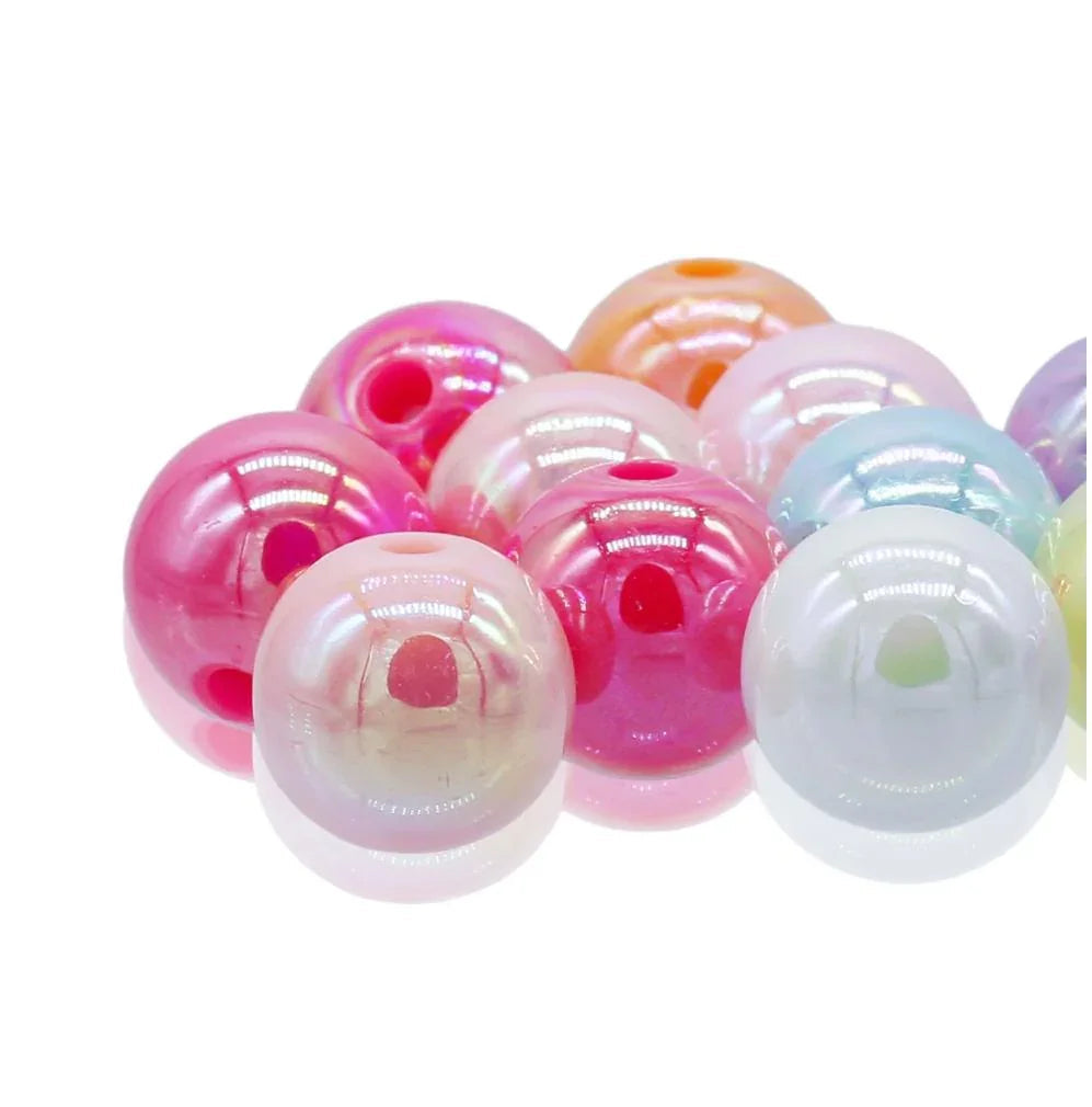 Jags Craft Beads Pastel Colours 14MM 20Gsm JCBP05