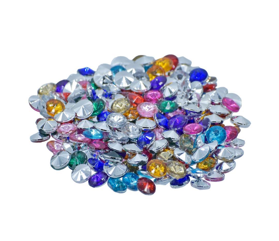 Jags Kundan Stone Diamond Round B6 200Pcs JKSR45