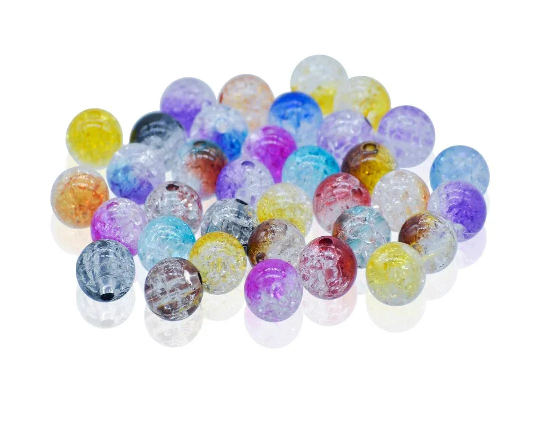 Jags Craft Beads Crystal MultiColour 10MM 20Gsm JBCM10MM