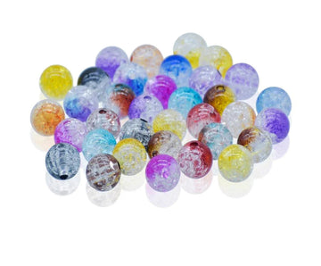 Jags Craft Beads Crystal MultiColour 10MM 20Gsm JBCM10MM