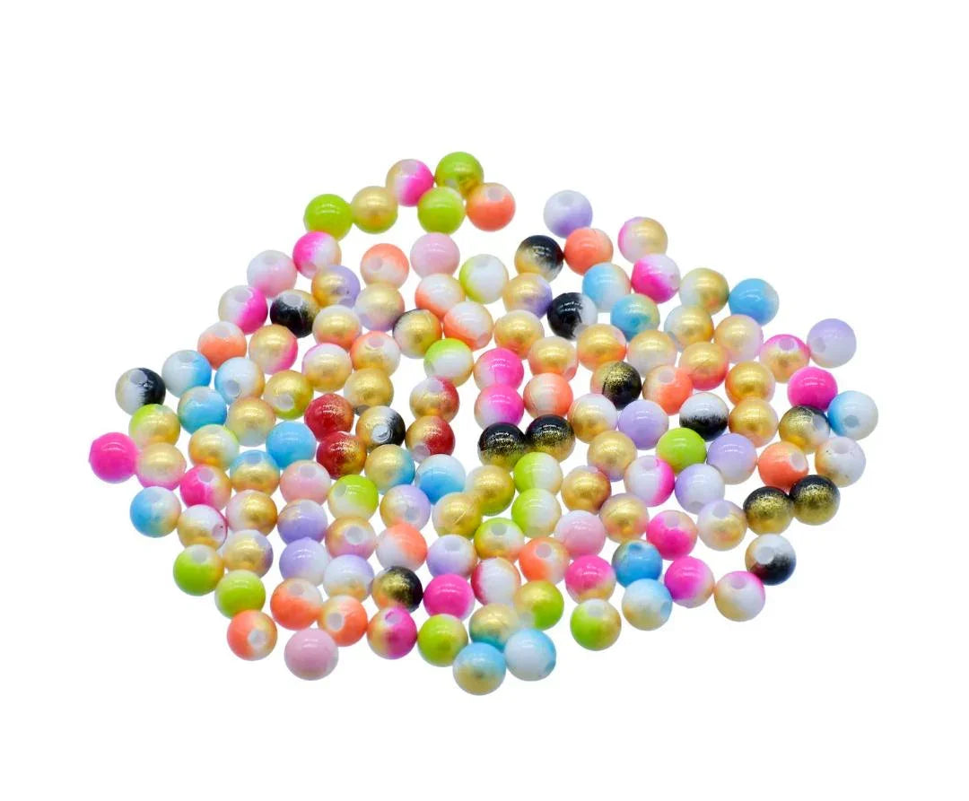 Jags Beads Matte Rainbow MultiColor 8MM 20Gsm JBMC8MM