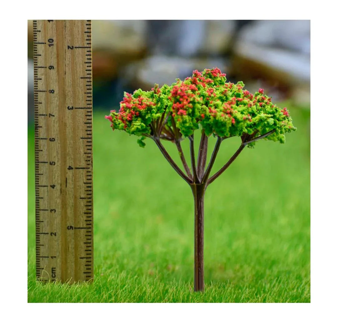 Artificial Miniature Tree 1 Pcs Green & Red TL-90GRD