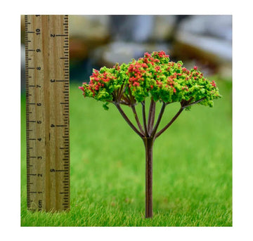 Artificial Miniature Tree 1 Pcs Green & Red TL-90GRD