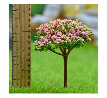 Artificial Miniature Tree 1 Pcs Green & Baby Pink TL-90GBPK