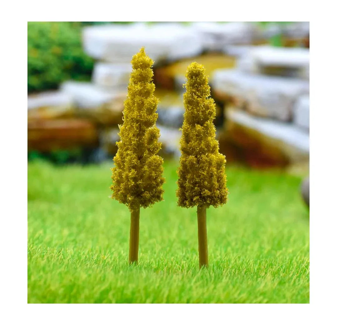 Artificial Miniature Sand Colour Tree 2 PCS FC-70YW