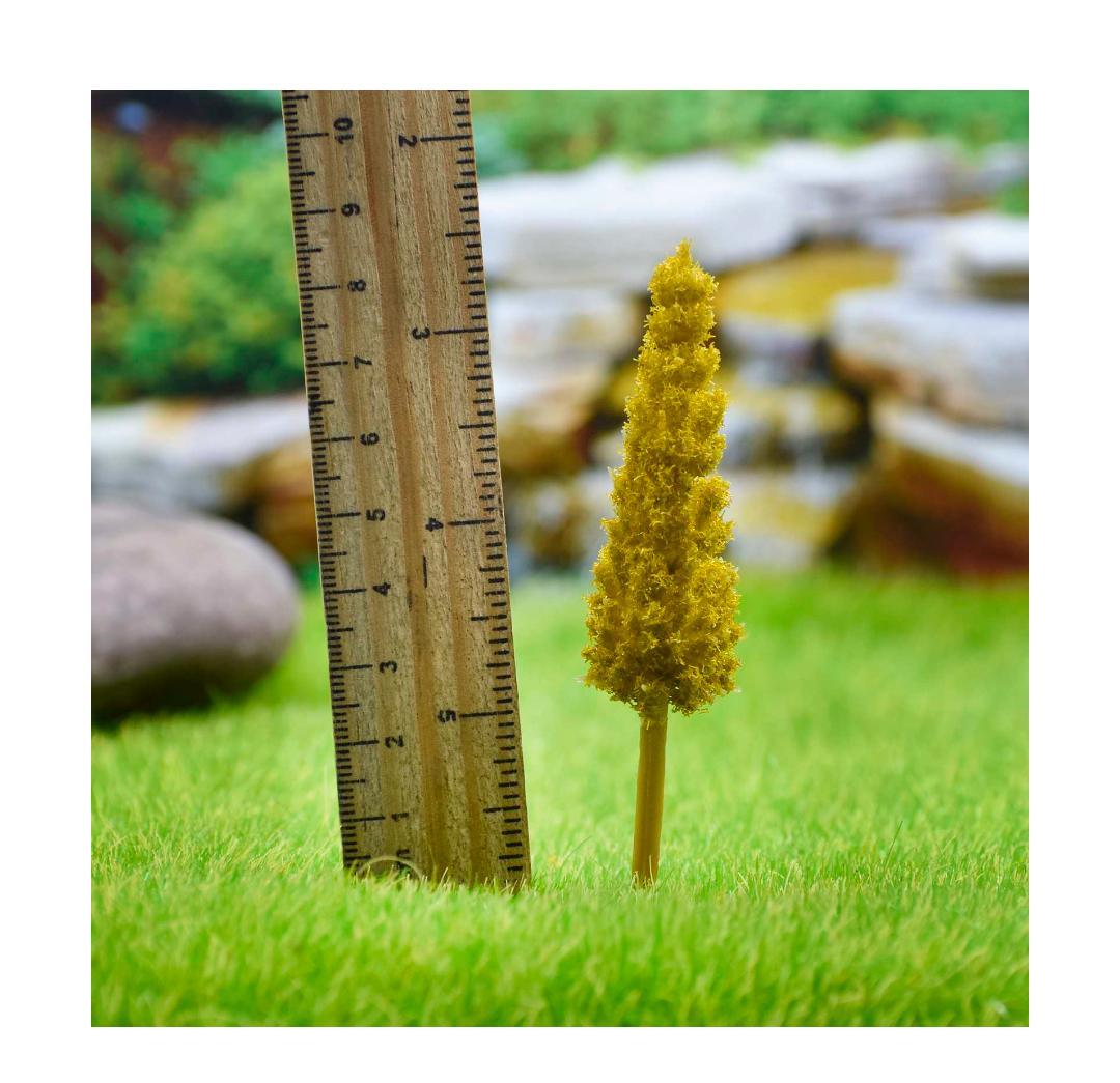 Artificial Miniature Sand Colour Tree 2 PCS FC-70YW
