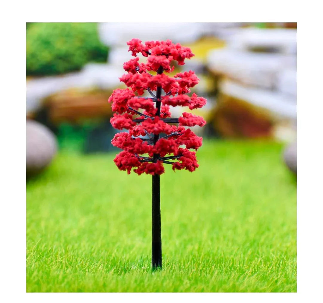 Artificial Miniature Red Tree 1pc 002-100RD
