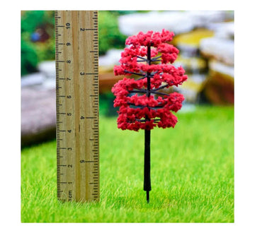 Artificial Miniature Red Tree 1pc 002-100RD