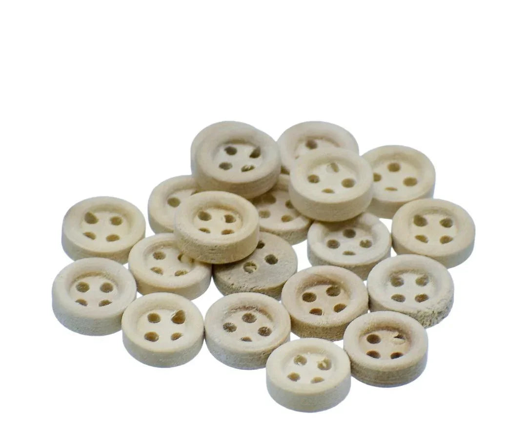 Jags Craft Decorative Button Round 20Pc JCDBR10MM