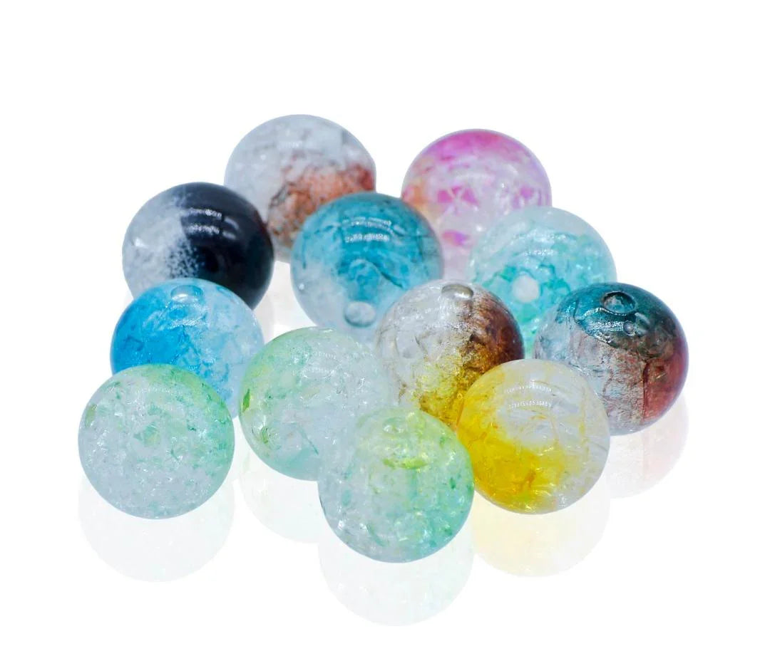 Jags Craft Beads Crystal MultiColour 14MM 20Gsm JBCM14MM