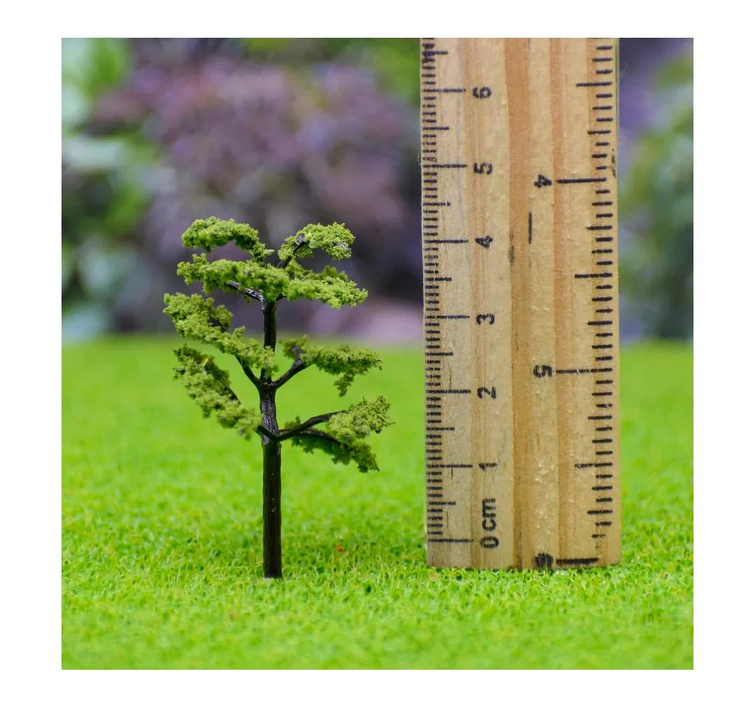 Artificial Miniature Tree 2 Pcs T019-50 Green 019-50GN