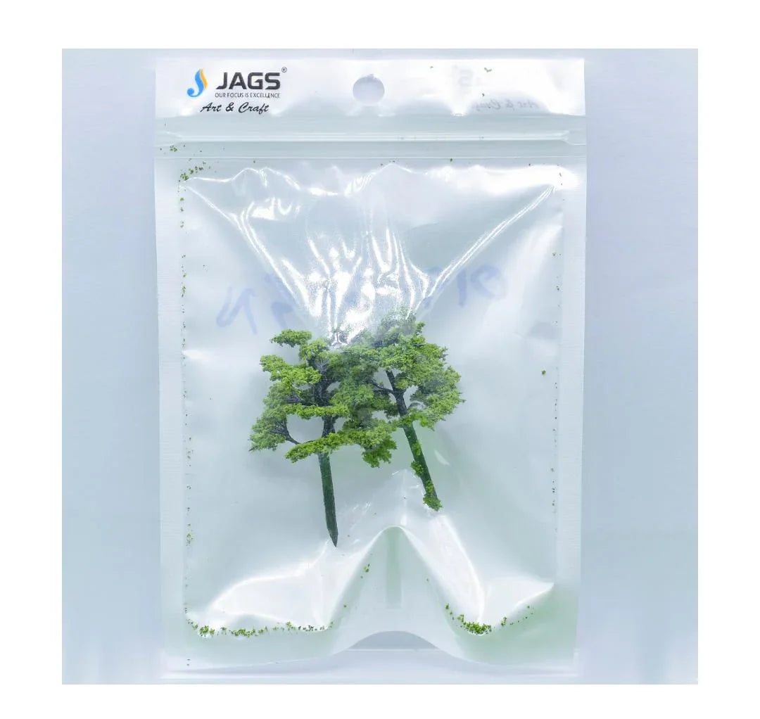 Artificial Miniature Tree 2 Pcs T019-50 Green 019-50GN