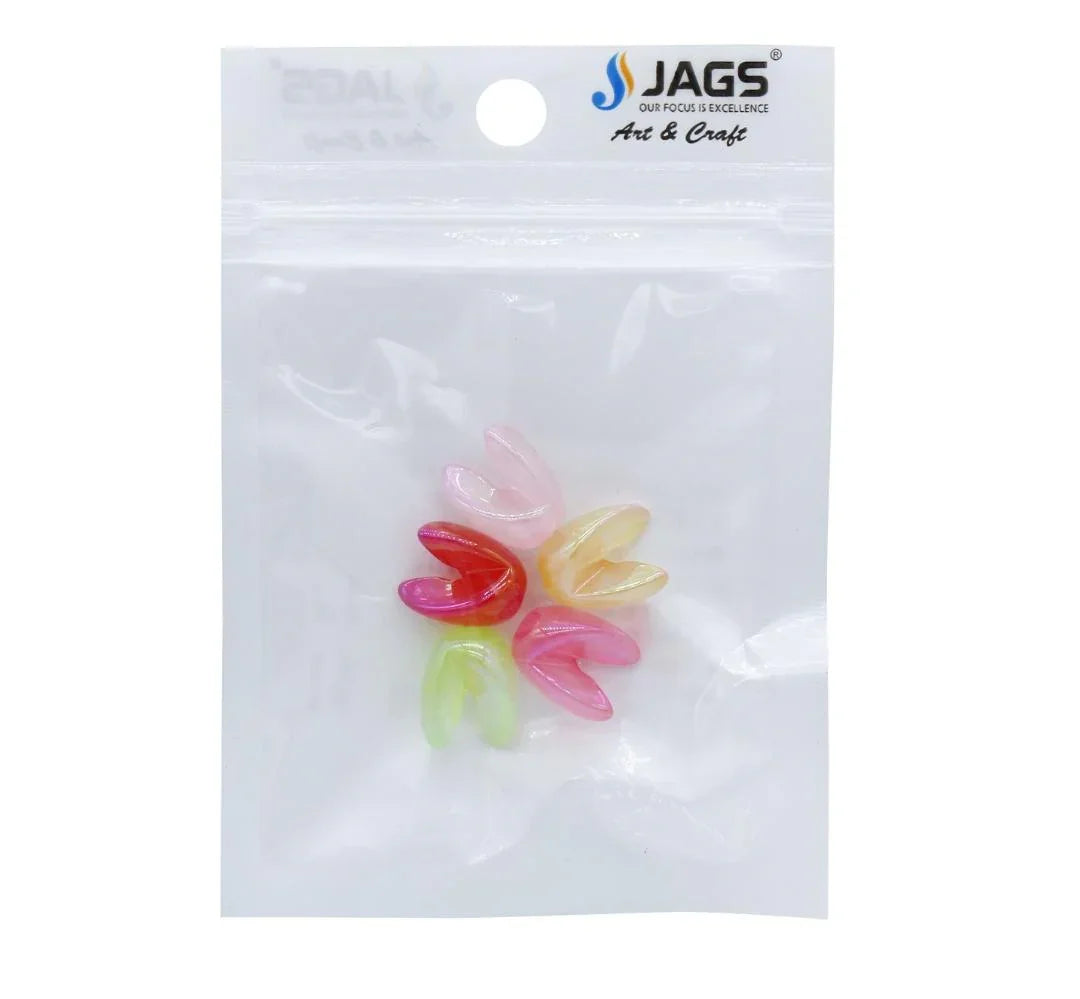 Jags Jewellery Pendant Flower Mix Colour 5Pcs JDPC13